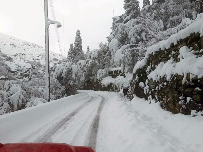 Οδηγώντας στο χιόνι