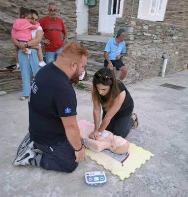 Η προσφορά του ΕΚΑΒ και στο Κοχύλου