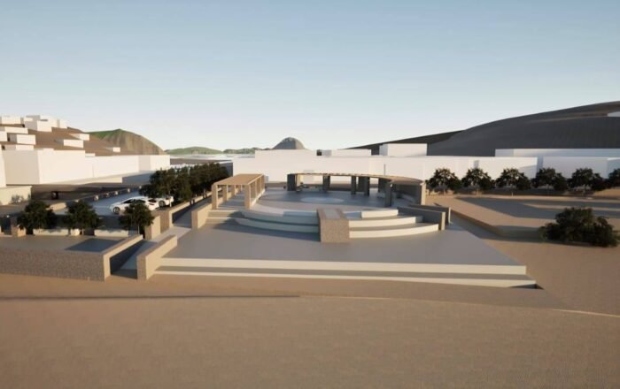 Η μακέτα της πλατείας Νειμποριού