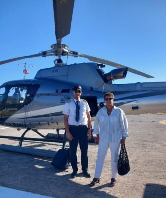 Πετάει; Πετάει; το ελικόπτερο;