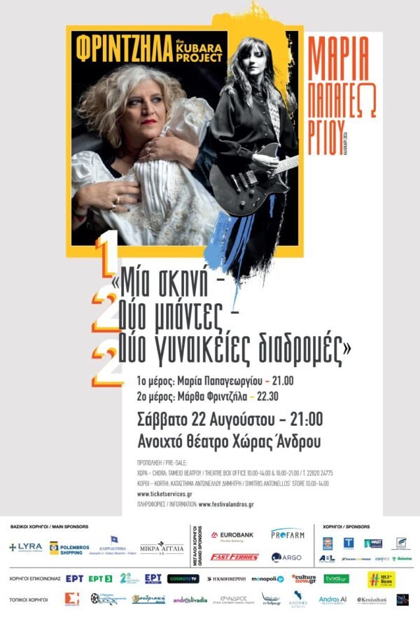 Μάρθα Φριντζήλα, Μαρία Παπαγεωργίου στο 12° Διεθνές Φεστιβάλ Άνδρου