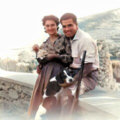 Ο μεγάλος γιός Νικολός, με την σύζυγό του Φλωρεντούλα, ο πατέρας της οποαίας, Αντώνιος Μπαφαλούκος, είχε χαθεί στο ναυάγιο του "Πανάχραντος"